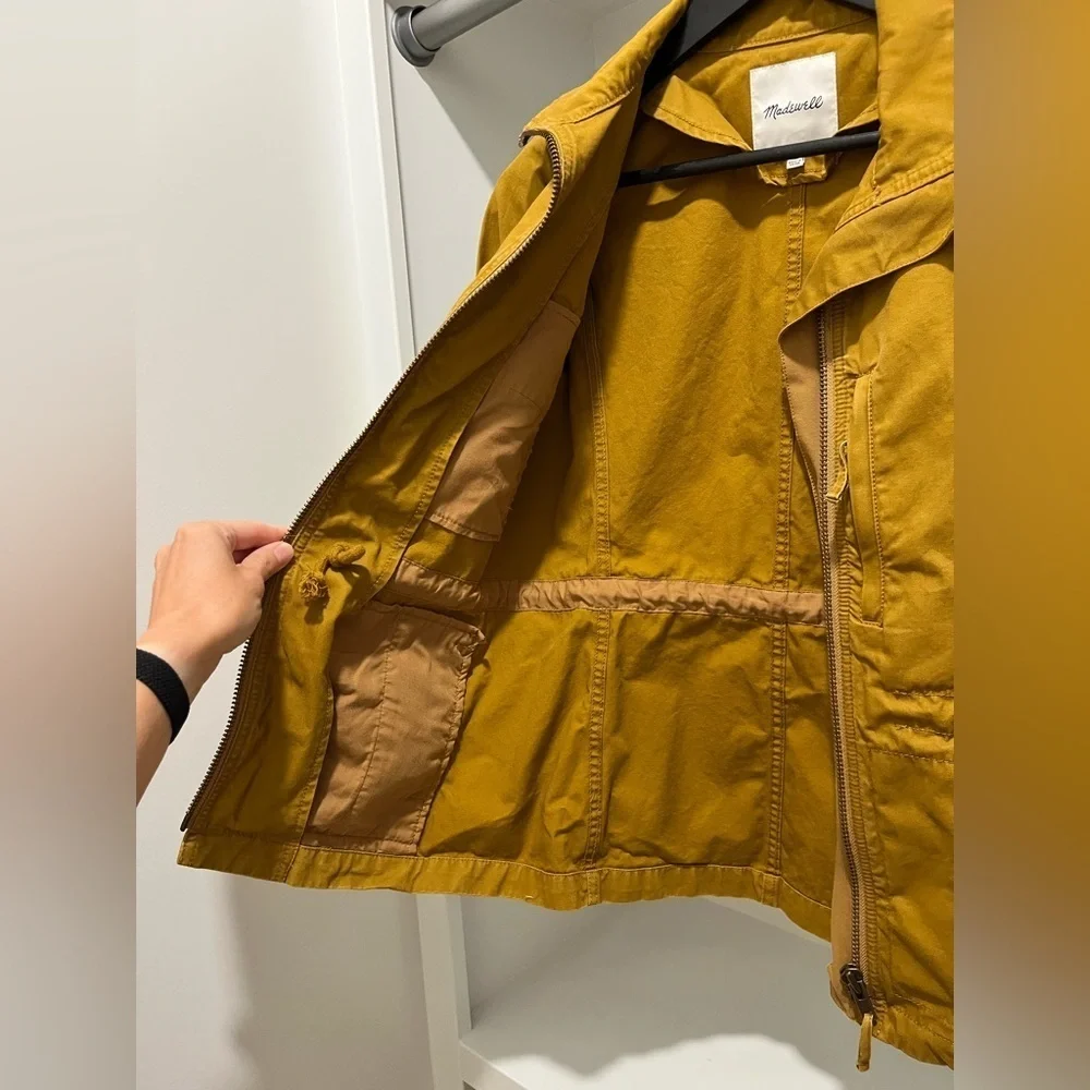 Madewell Fleet Jacket Egyptian Gold X-Small cotton
